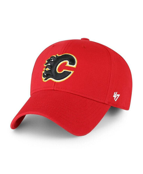 Men's Red Calgary Flames Legend MVP Adjustable Hat