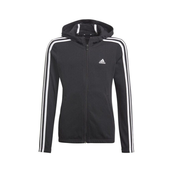 Adidas Essentials 3S Fullzip Hoodie JR