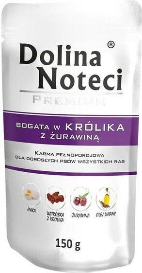 Dolina Noteci DOLINA NOTECI PIES KRÓLIK+ ŻURAWINA saszetka 150g