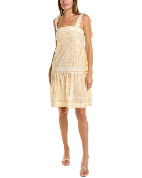 Ro's Garden Fatima Mini Dress Women's Beige Xs