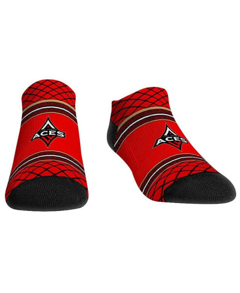 Men's and Women's Socks Las Vegas Aces Net Striped Ankle Socks