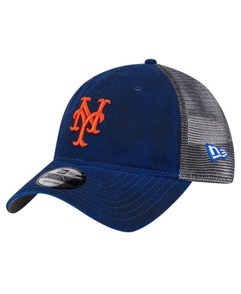 Men's Royal New York Mets Team Slick Trucker 9TWENTY Adjustable Hat