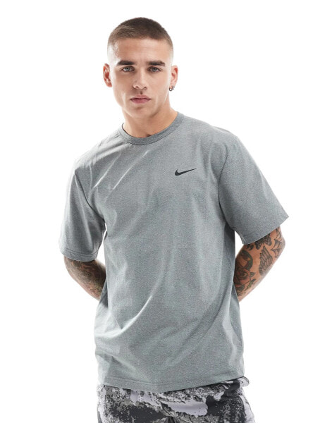 Nike Training Dri-FIT UV t-shirt in grey