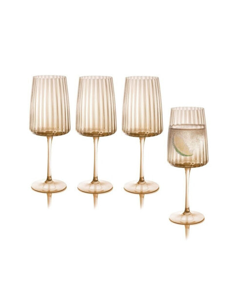 Modern Ap Wine Glasses, Set of 4