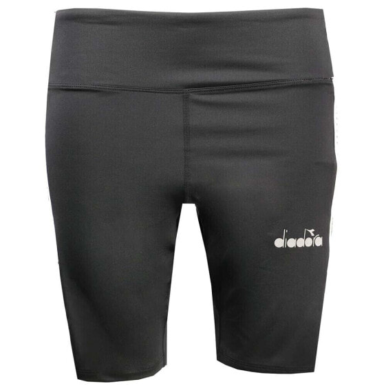 Diadora L. Bike Shorts Be One Pockets Womens Black Casual Athletic Bottoms 17915