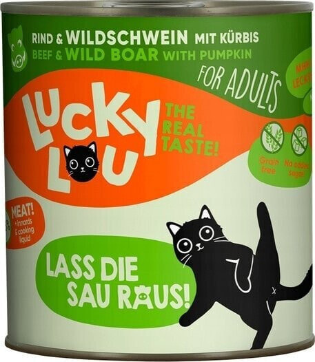 Lucky Lou Lucky Lou Lifestage Adult Wołowina i dzik puszka 800g