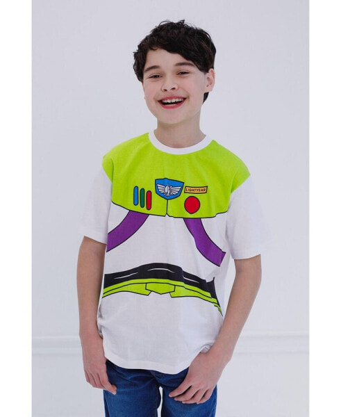 Toddler Boys Pixar Toy Story Woody Buzz Lightyear Alien Matching Family Cosplay T-Shirt to Adult