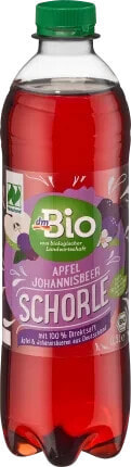 Fruchtschorle, Apfel & Johannisbeere, 500 ml