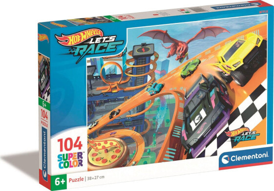 Clementoni Clementoni Puzzle 104el SuperColor Hot Wheels 25760