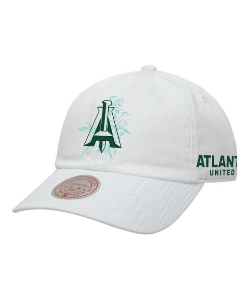 Men's White Atlanta United FC Canopy Adjustable Dad Hat