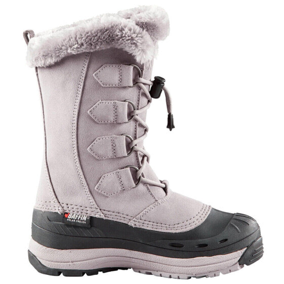 Baffin Chloe Lace Up Snow Womens Grey Casual Boots 4510-0185-CAU