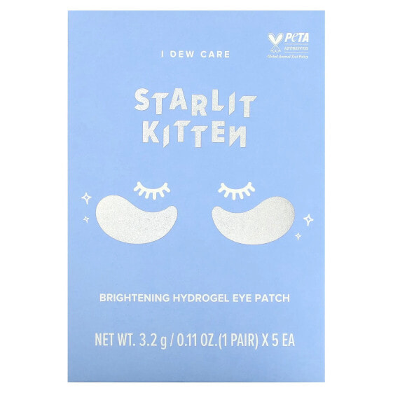 Starlit Kitten, Brightening Hydrogel Eye Patch, 5 Pair 0.11 oz (3.2 g) Each