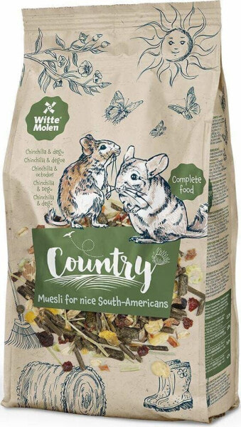 Witte Molen Witte Molen Country 850g Chinchila & Degu