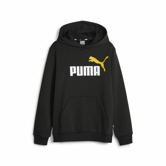 Детская толстовка Puma Ess+ 2 Col Big Logo Чёрный