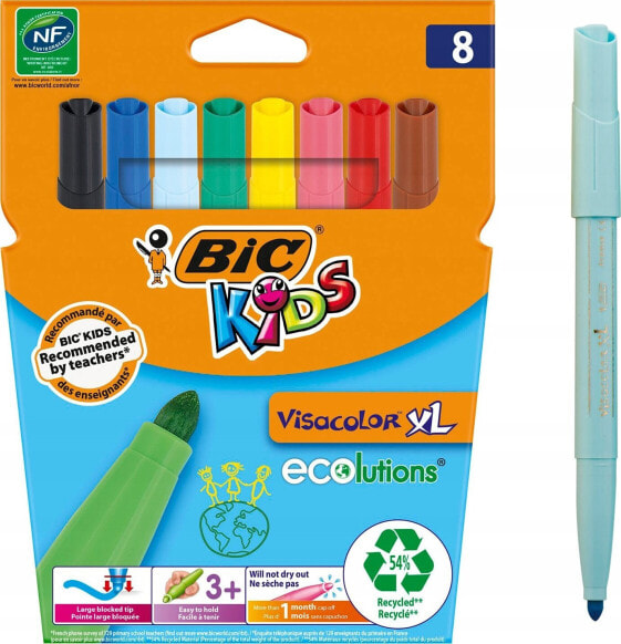 Bic PISAKI 8KOL KIDS VISACOLOR XL BC PUD