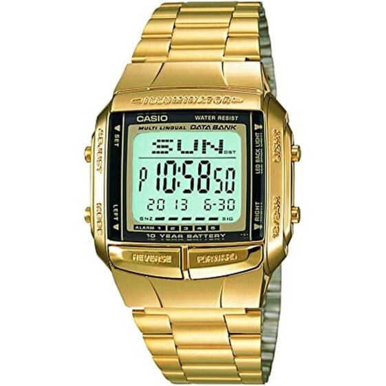 Мужские часы Casio DATABANK Позолоченный (Ø 38 mm)