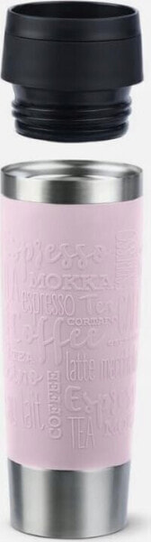 Emsa Emsa TRAVEL MUG Classic Grande thermal mug (light pink/stainless steel, 0.5 liters)