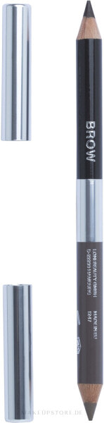 Doppelseitiger Augenbrauenstift - Loni Baur Brow Pencil Duo Blonde / Brown