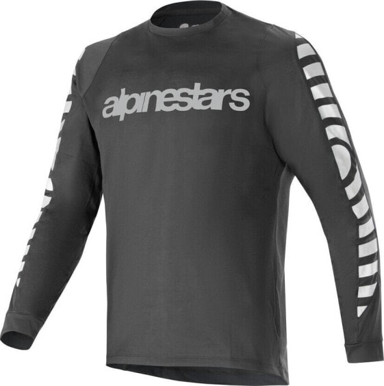 Alpinestars Koszulka długi rękaw ALPINESTARS A-DURA DRI OSCAR LS JERSEY, Black Reflective Rozmiar: M