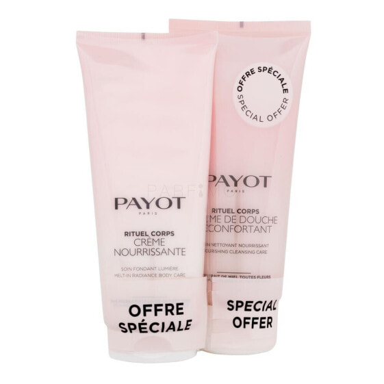 PAYOT Rituel Corps 200 ml duschcreme für Frauen Duschcreme Rituel Corps Nourishing Cleansing Care 200 ml + Körpercreme Melt-In Radiance Body Care 200 ml