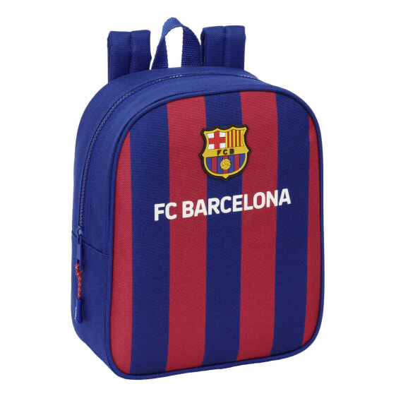 Школьный рюкзак F.C. Barcelona 24/25 Тёмно Бордовый Тёмно Синий 22 x 27 x 10 cm