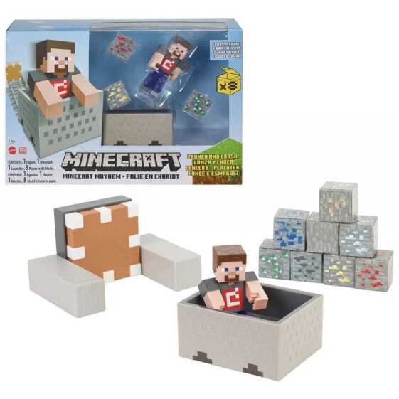 MINECRAFT Minecart Mayhem Playset