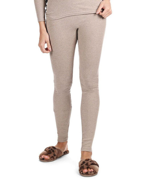 Women's Organic Cotton Seamless Classic Ribbed Leggings