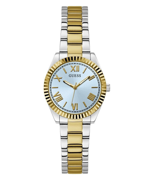 Guess Damen Armbanduhr MINI LUNA bicolor 30 mm GW0687L4