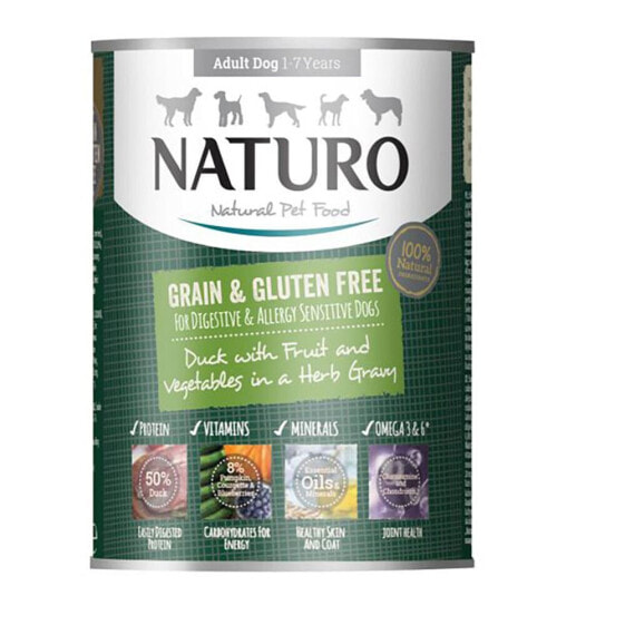 NATURO Can Potato And Vegetables 390g Wet Dog Food