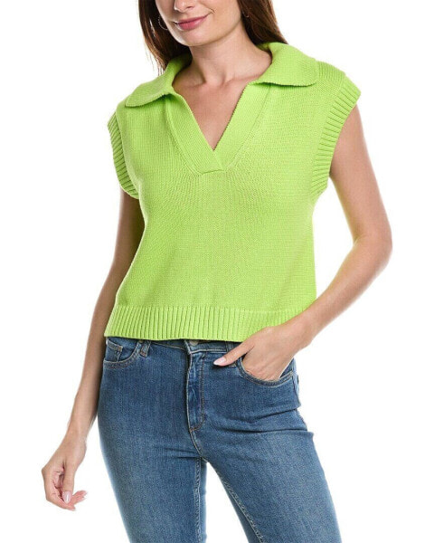 Velvet By Graham & Spencer Chunky Top Women's Green S