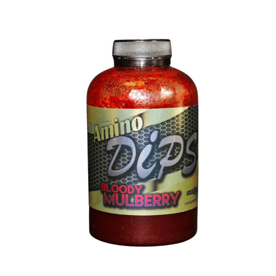 PRO ELITE BAITS Amino Dips Gold Bloody Mulberry Liquid Bait Additive 500ml