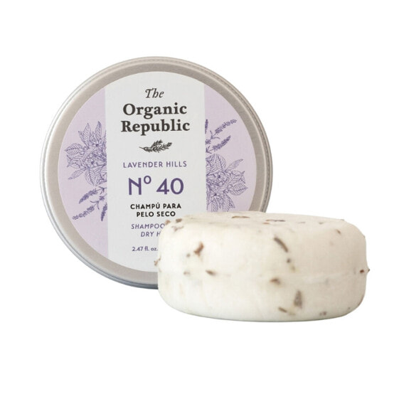 The Organic Republic Labander Hills No. 40 Лавандовый твердый шампунь для сухих волос 70 г