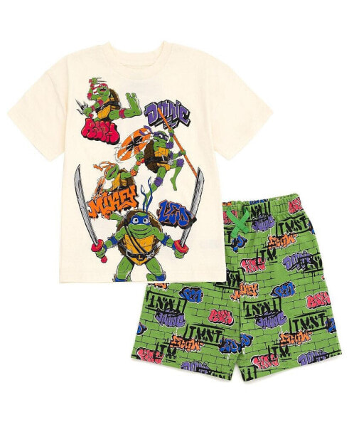 Boys T-Shirt and French Terry Shorts Outfit Set to (2T - 10-12)