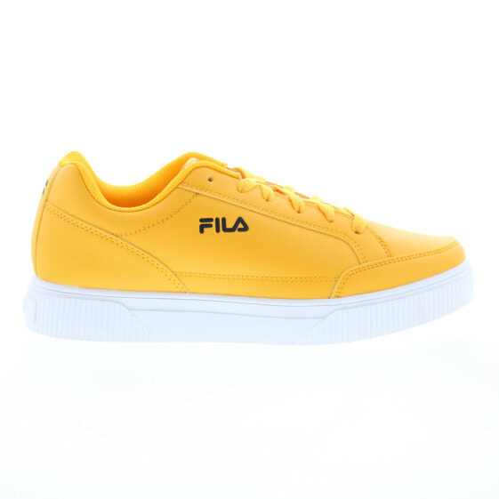 Fila Unlock Court 1CM01756-702 Mens Yellow Synthetic Lifestyle Sneakers Shoes