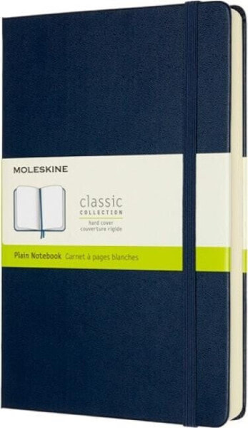 Moleskine Notes MOLESKINE Classic L (13x21 cm) gładki, twarda oprawa, sapphire blue, 400 stron, niebieski