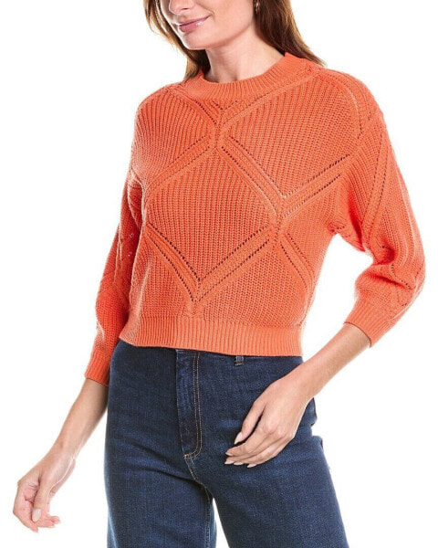 27 Miles Malibu Diamond Pointelle Sweater Women's