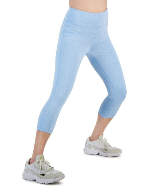 Women's Space-Dye Pull-On Crop Leggings, Created for Macy's