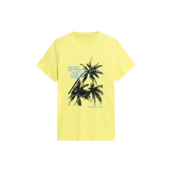 Футболка 4F H4L22-TSM039 Light Yellow.