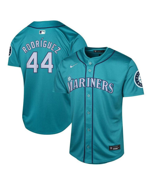 Nike Big Boys and Girls Julio Rodríguez Aqua Seattle Mariners Alternate Limited Player Jersey