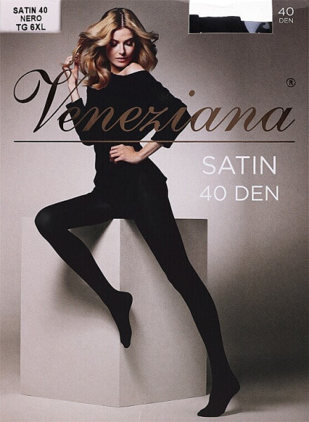 Strumpfhose für Damen Satin 40 Den nero - Veneziana 5