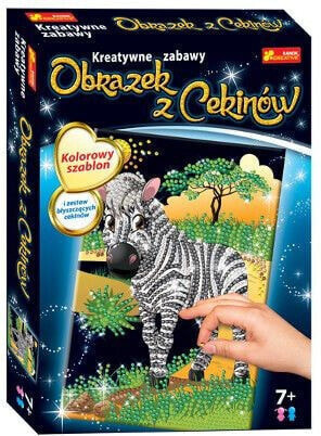 Ranok Cekinowy obrazek Zebra - 15160262