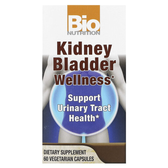 Bio Nutrition, Kidney Bladder Wellness, 60 вегетарианских капсул