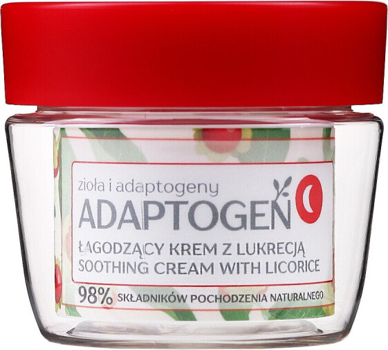 Beruhigende Anti-Aging Nachtcreme für Gesicht, Hals und Dekolleté mit Lakritze und Ashwagandha