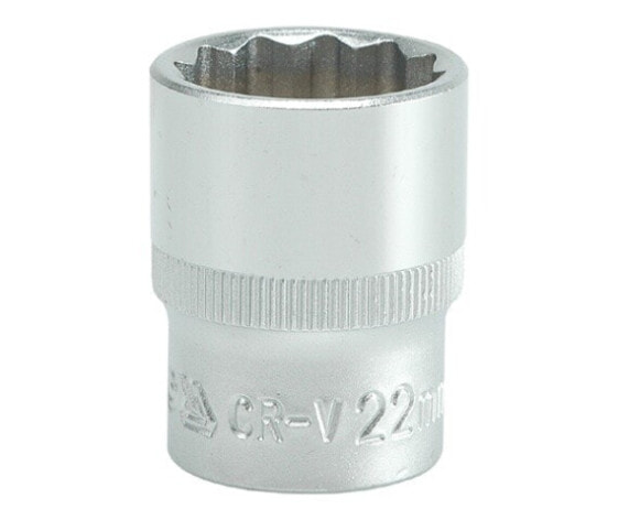 YATO NASADKA 12-KĄTNA 1/2" KRÓTKA 22mm