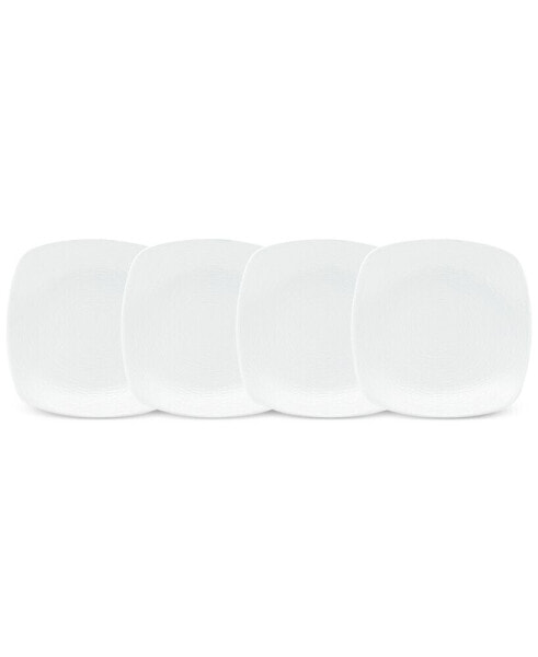 Swirl 4-Pc. Square Appetizer Plates