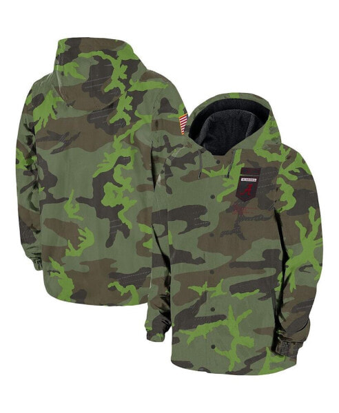 Men's Camo Alabama Crimson Tide Hoodie Full-Snap Jacket