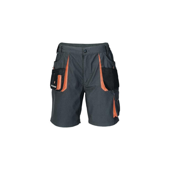 Terratrend Herrenshorts Größe 52 dunkelgrau/schwarz/orange