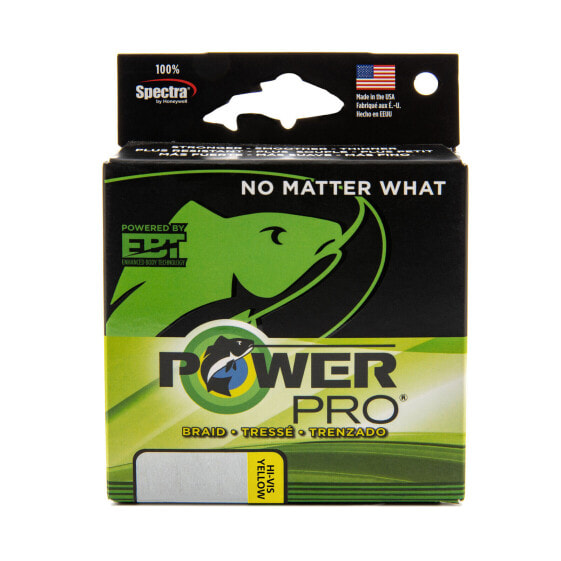 PowerPro Braided Fishing Line - Hi-Vis_Yellow - 30lb - 500yd/455m (211003005...