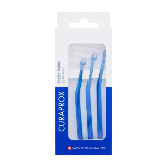 Curaprox UHS 470 Angled Holder Blue 3 St. zahnbürstenhalter unisex Interdental-Zahnbürstenhalter 3 St.