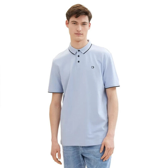 TOM TAILOR Tipping short sleeve polo